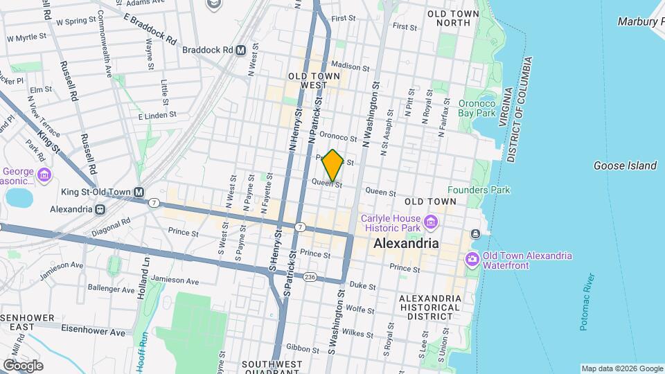 810 Queen St Mapa y Detalles de la Ubicación