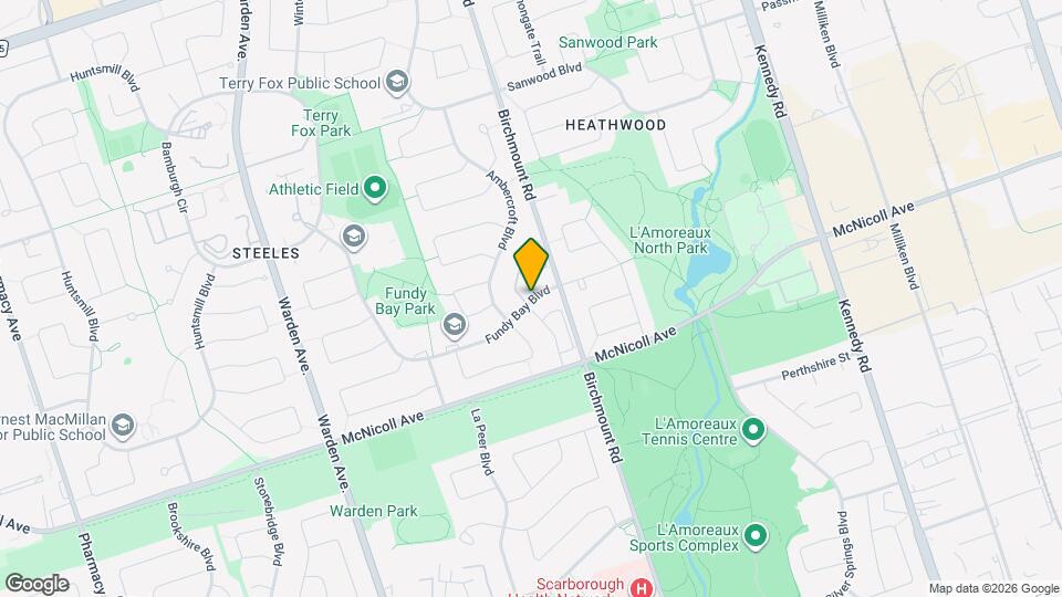 24 Fundy Bay Blvd Map and Location Details