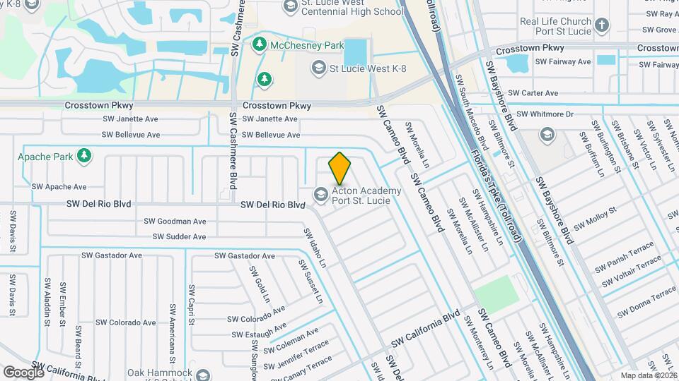 1762 SW Finch Ln Map and Location Details