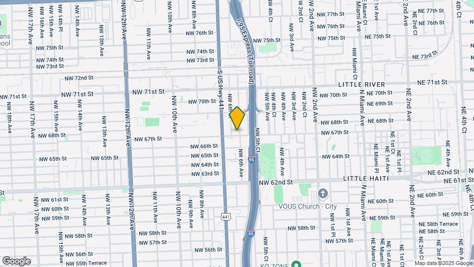 6700 NW 6th Ave Map and Location Details