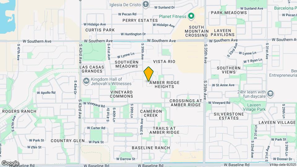 6519 S 38th Ln Map and Location Details