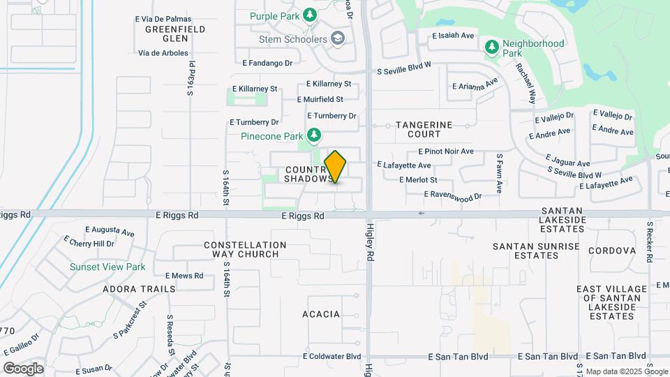 3106 E Ravenswood Dr Map and Location Details