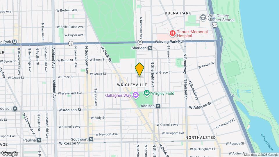 3749 N Seminary Ave Map and Location Details