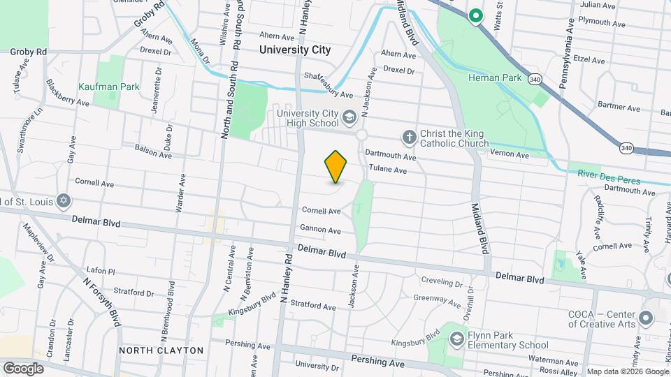 7421 Stanford Ave Map and Location Details