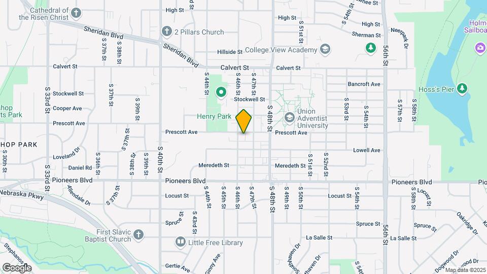 4615 Prescott Avenue Map and Location Details