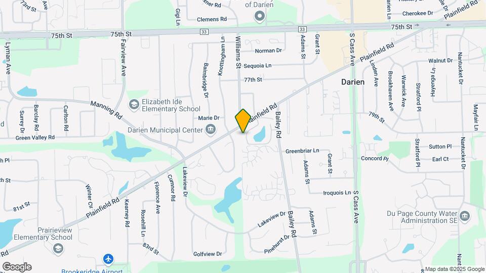 1556 Darien Lakes Dr Map and Location Details