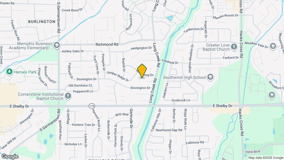 4570 Wood Fox Cove Map and Location Details