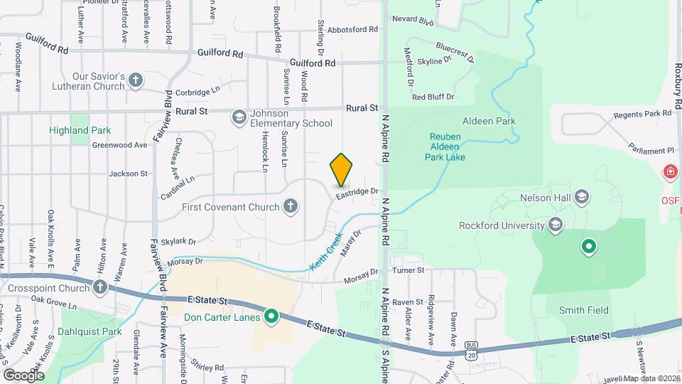 4214 Eastridge Dr, Unit 4214 Map and Location Details