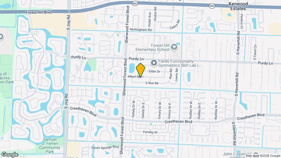 5852 Albert Rd Map and Location Details