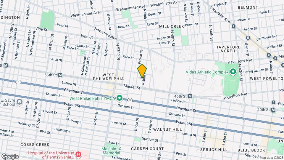 24 N 50th St Map and Location Details