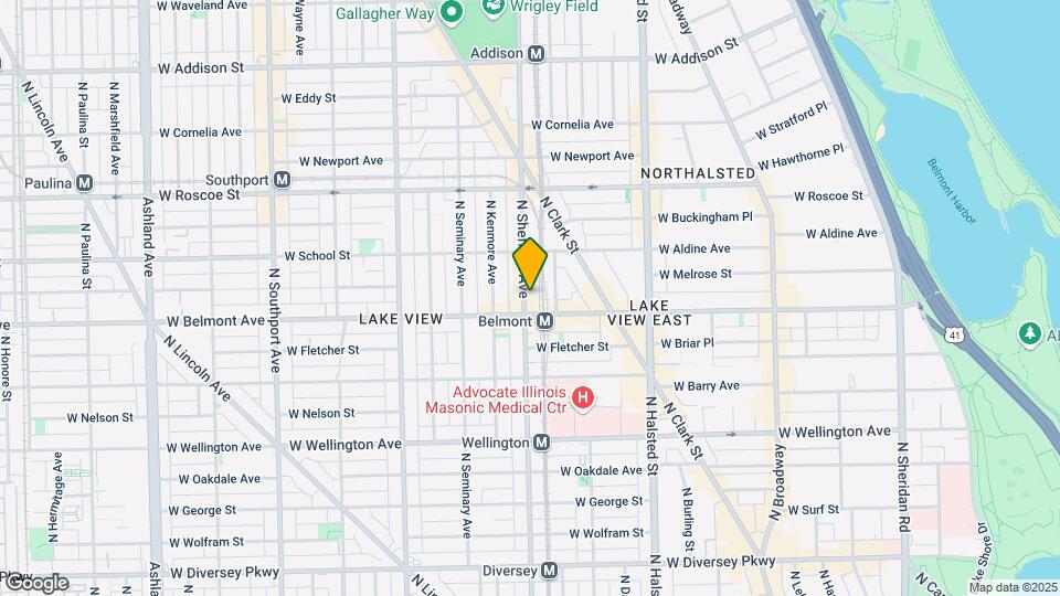 3211-3215 N Sheffield Ave Mapa y Detalles de la Ubicación