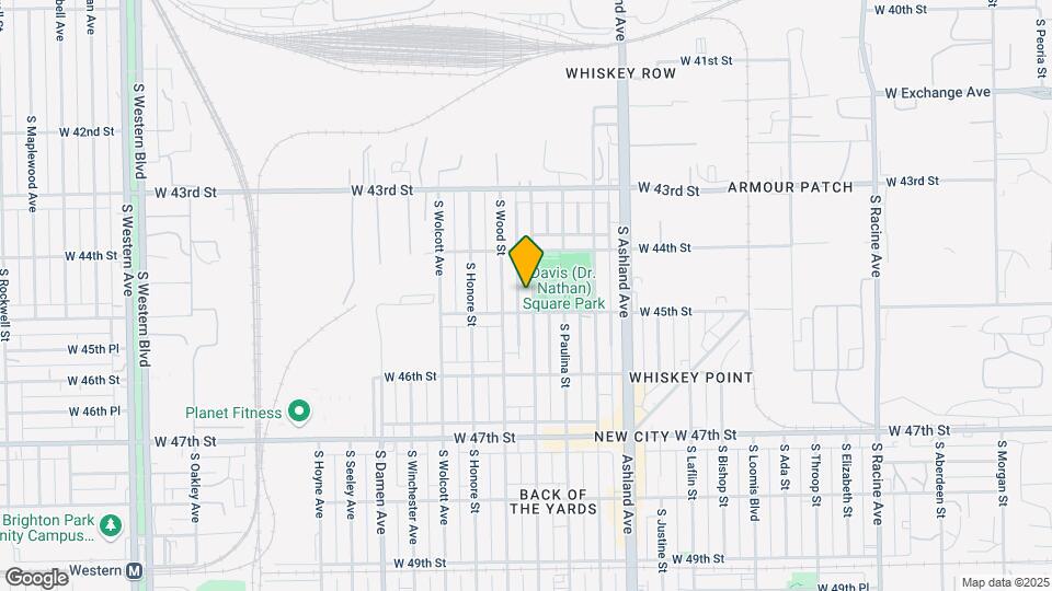 4446 S Hermitage Ave Mapa y Detalles de la Ubicación