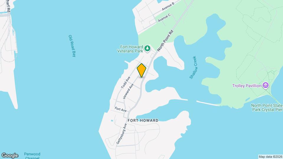 9227 North Point Rd Map and Location Details