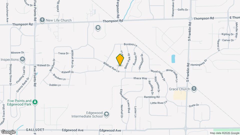 5427 Montavia Ln Mapa y Detalles de la Ubicación