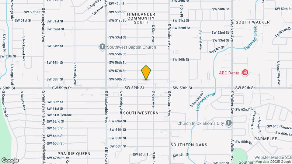 1022 SW 58th St Map and Location Details