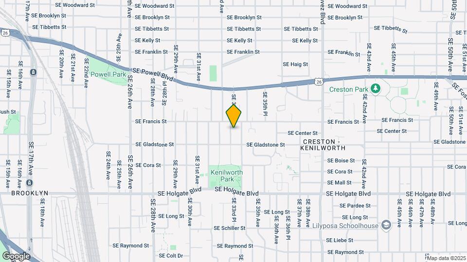 3934 SE 33rd Pl Map and Location Details