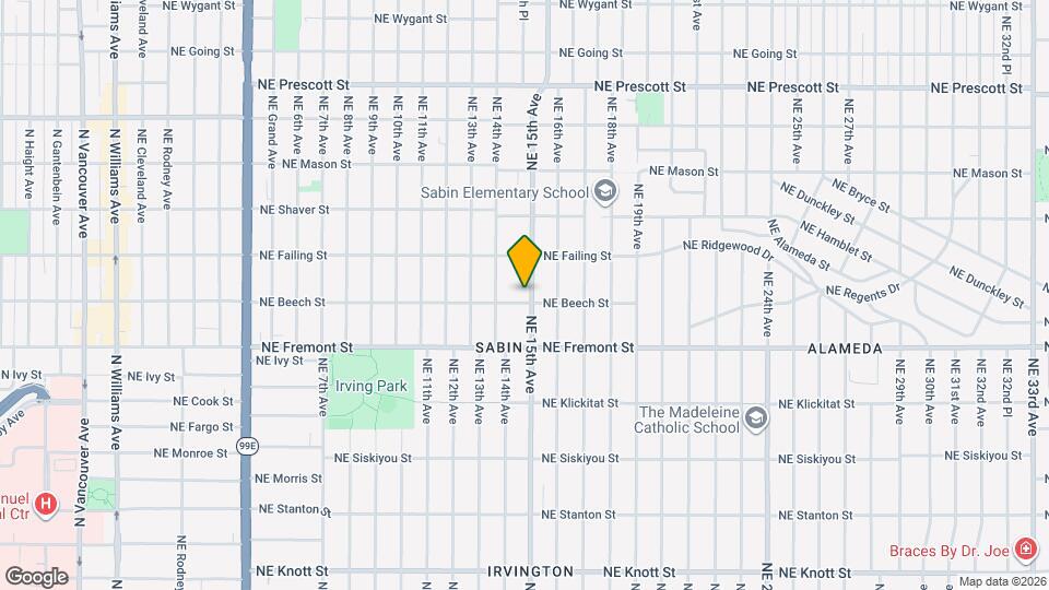 3713 NE 15th Ave Mapa y Detalles de la Ubicación