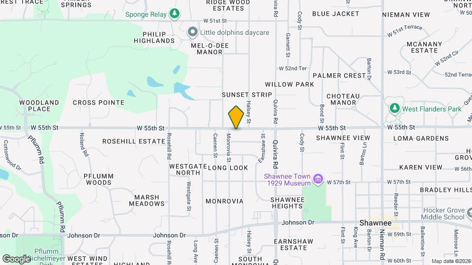12141 W 55th St Map and Location Details