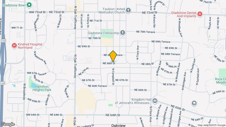 830 NE 68th St Map and Location Details