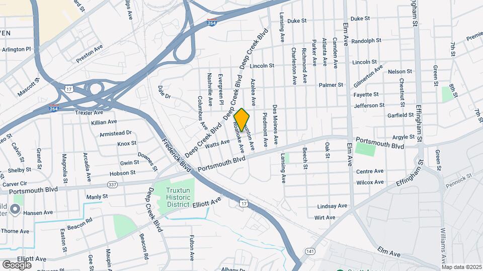2629 Roanoke Ave Map and Location Details