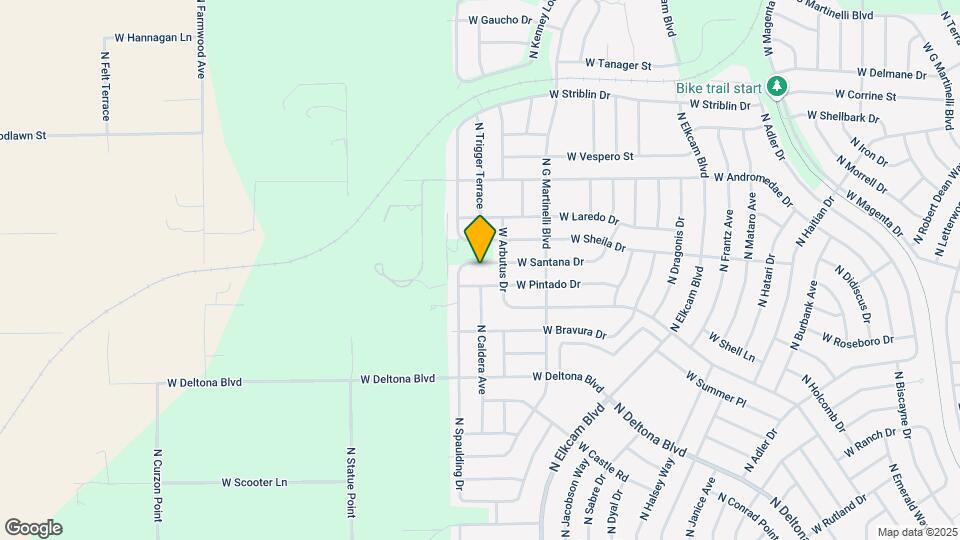 2908 W Santana Dr Map and Location Details