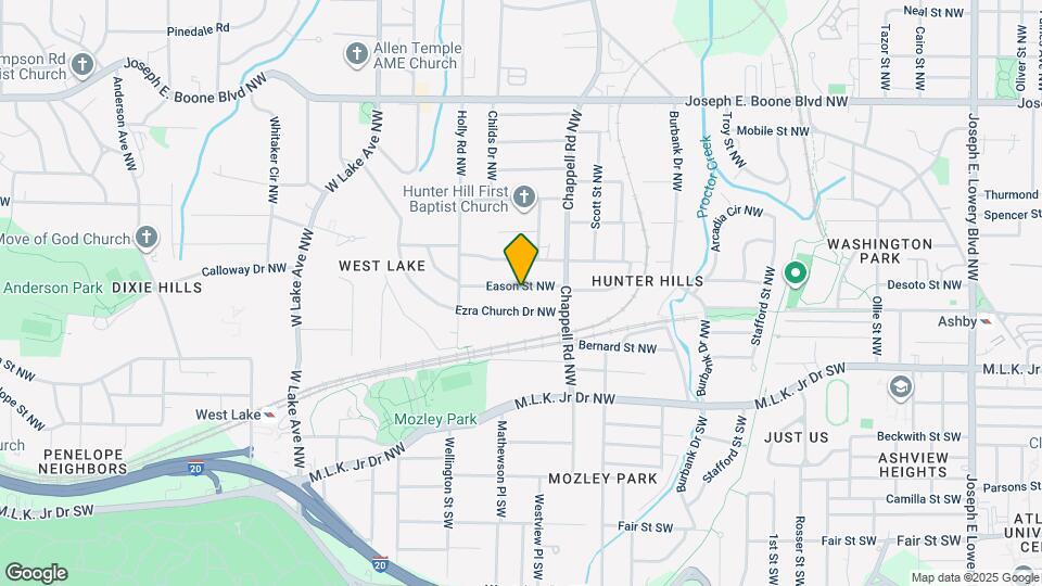 1448 Eason St NW Map and Location Details
