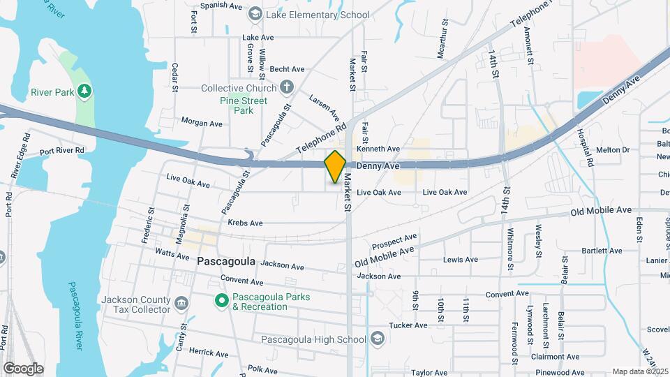 1409 Live Oak Ave Mapa y Detalles de la Ubicación