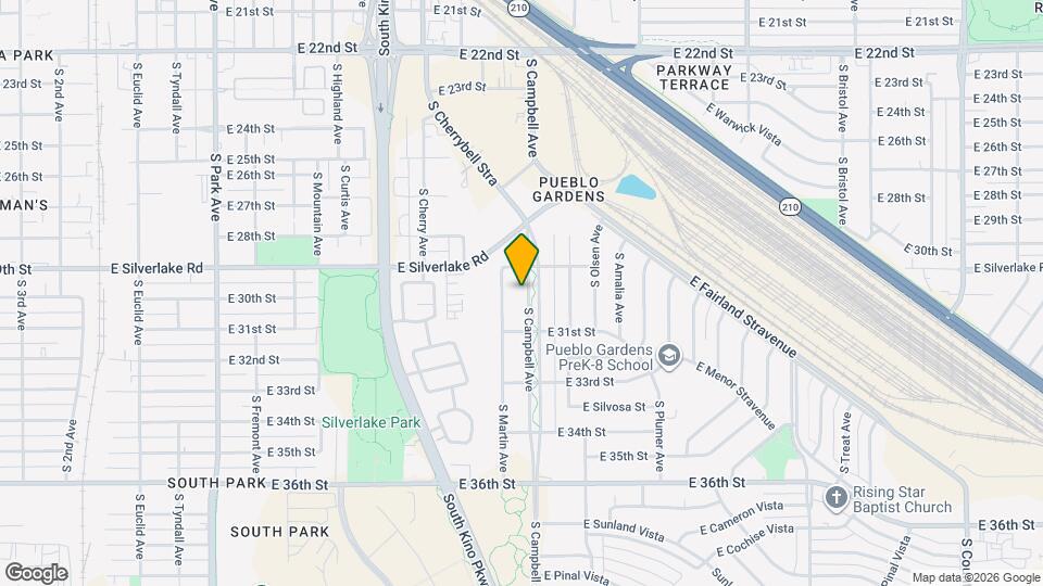 1932 S Campbell Ave Map and Location Details