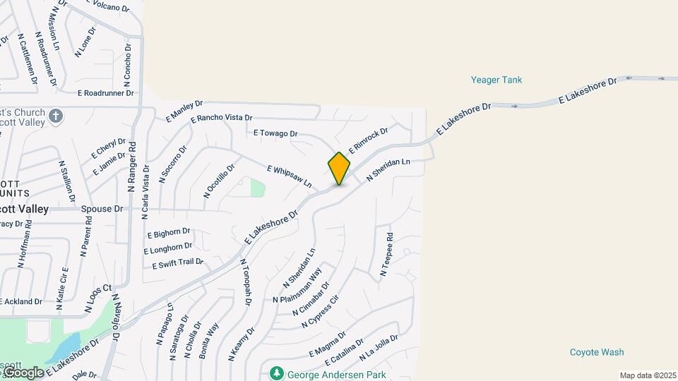9641 E Lakeshore Dr Map and Location Details