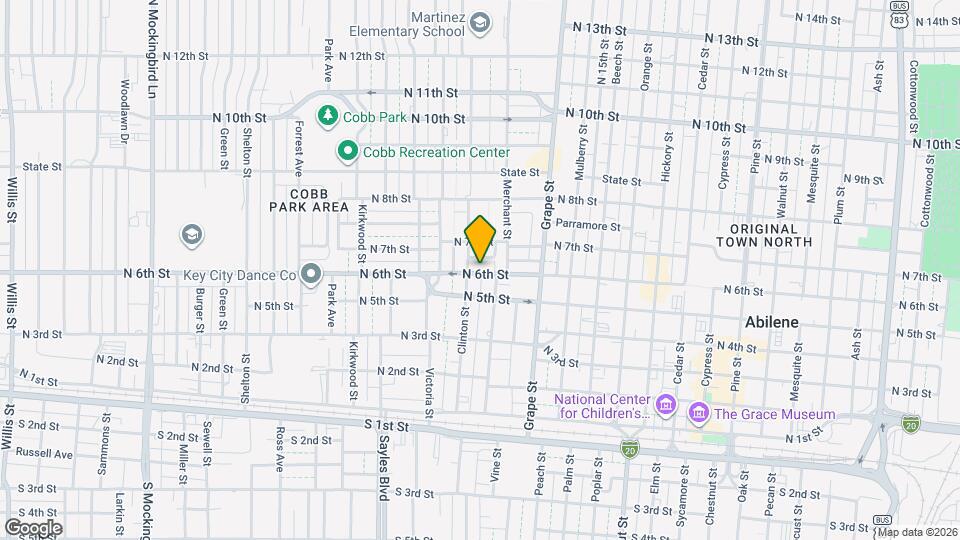1842 N 6th St Map and Location Details