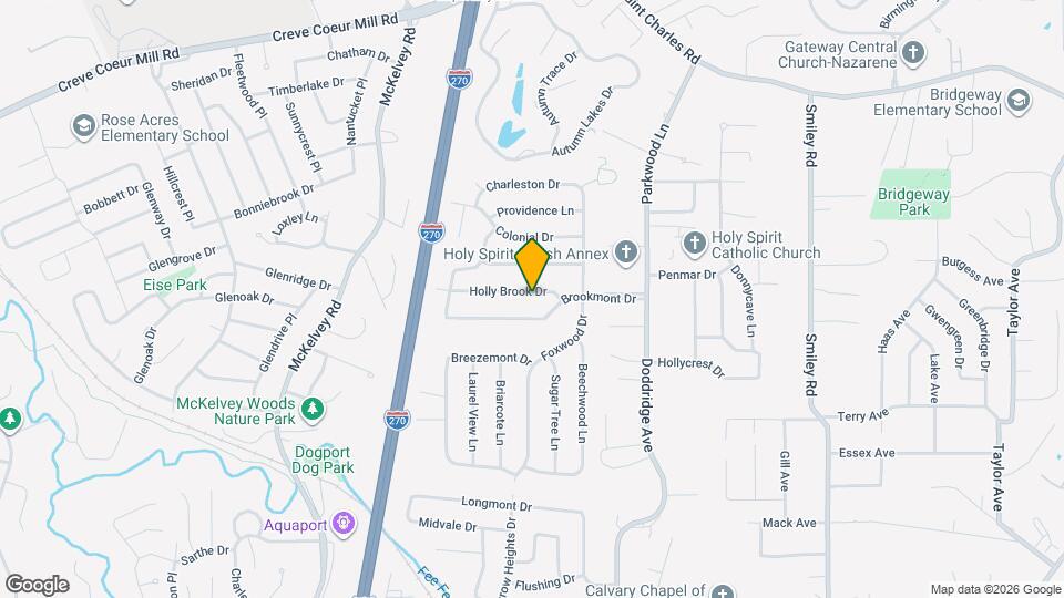 11934 Holly Brook Dr Map and Location Details