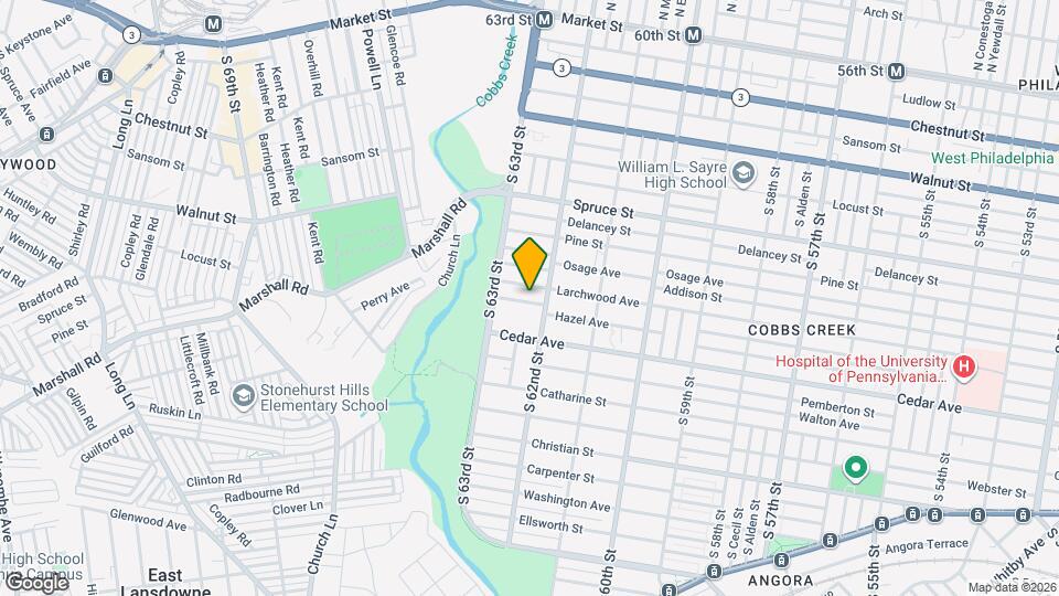 6219 Hazel Ave Map and Location Details