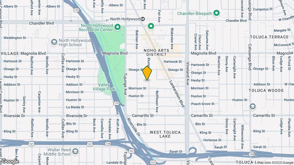 5021-5027 Klump Ave Map and Location Details