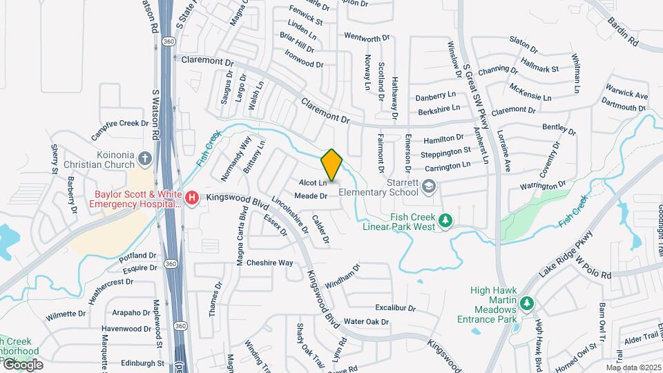 2805 Alcot Ln Map and Location Details