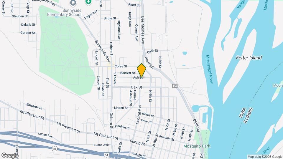 1520 N Central Ave, Unit B Map and Location Details
