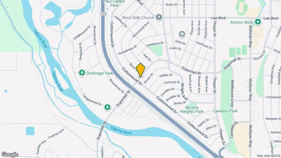 2407 Duportail St Map and Location Details