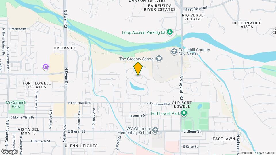 3160 N Brittlebush Ln Map and Location Details