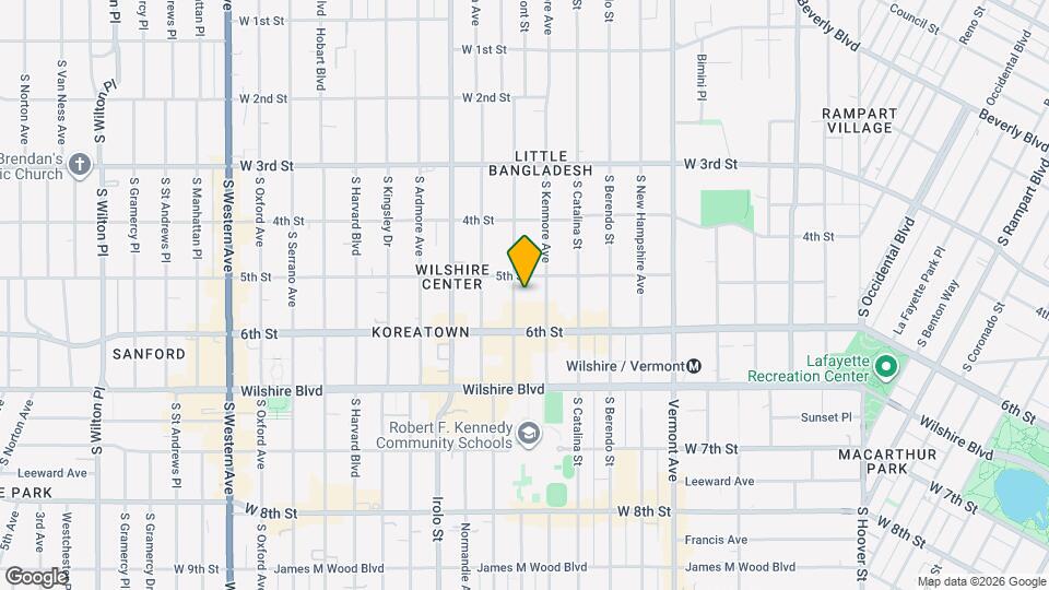 516 S Alexandria Ave Mapa y Detalles de la Ubicación