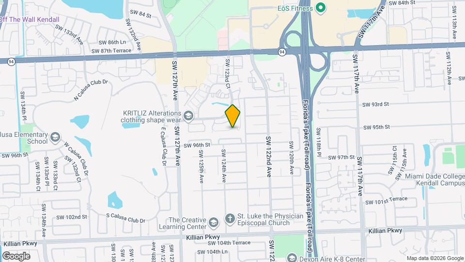 12344 SW 94th Ln Map and Location Details