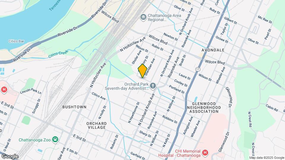 1720 Portland St Map and Location Details