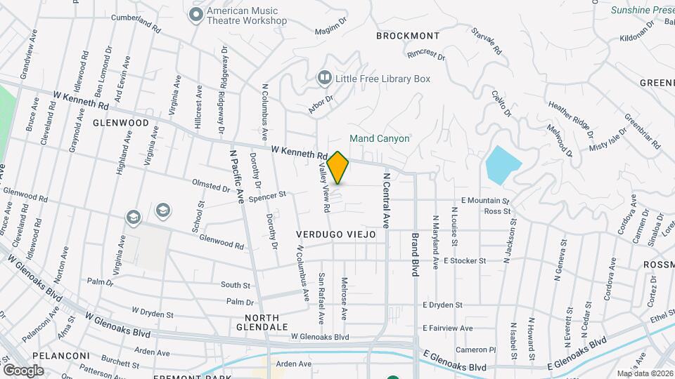 1408 Valley View Rd Map and Location Details