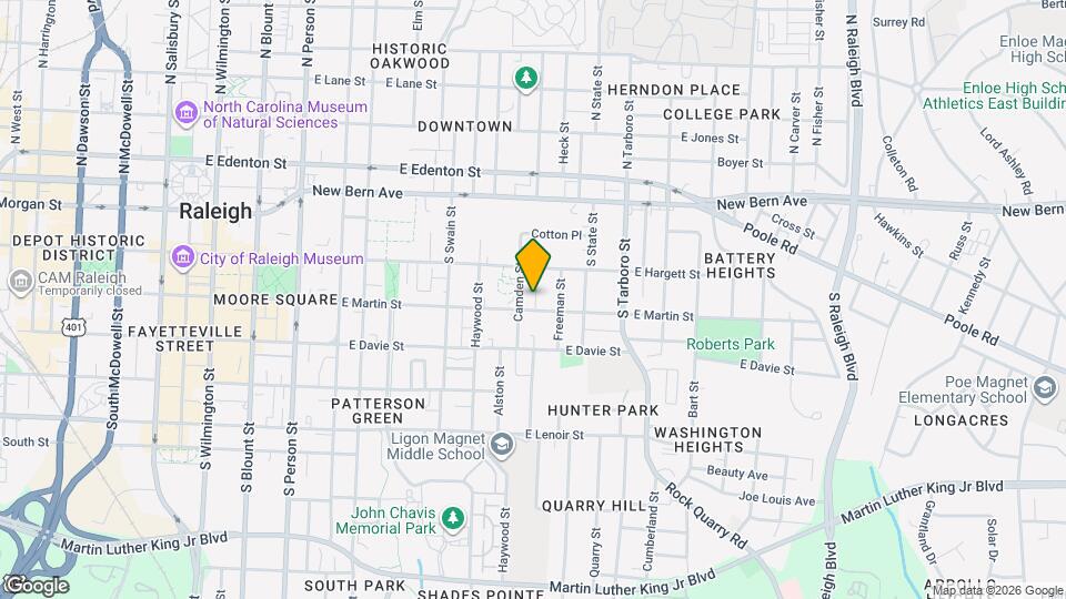 220 Bladen St Mapa y Detalles de la Ubicación