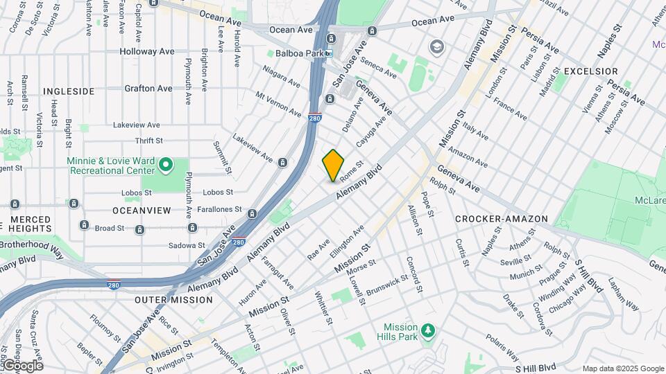 257 Rome St Map and Location Details