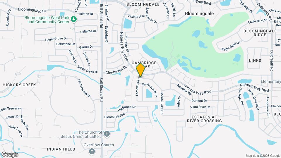 1201 Monte Lake Dr Map and Location Details