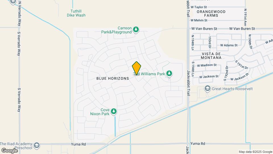 19769 W Blue Horizons Ct Map and Location Details