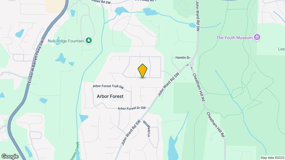 1898 Winding Creek Ln SW Map and Location Details