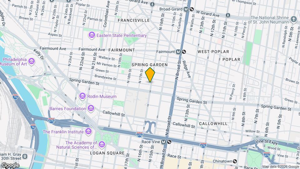 554 N 16th St Map and Location Details