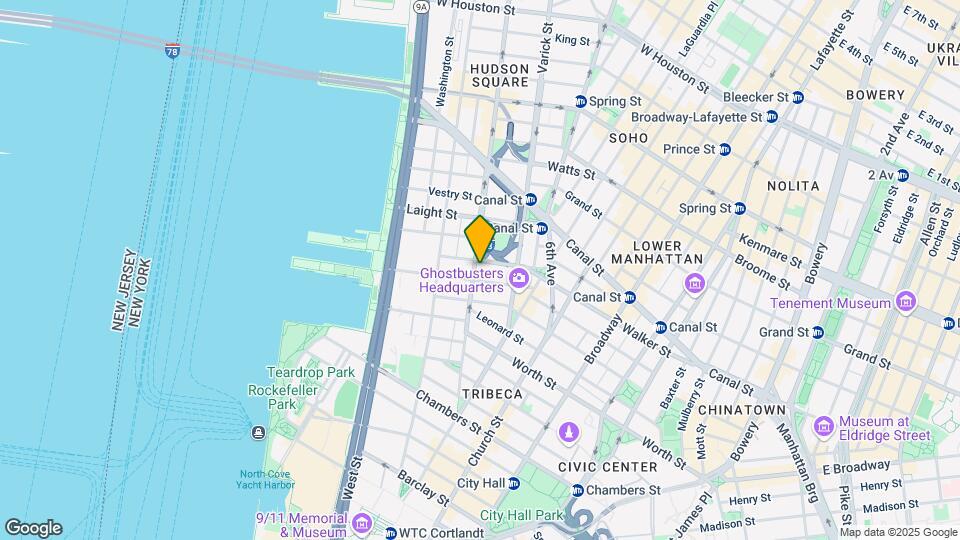 124-130 Hudson St Map and Location Details