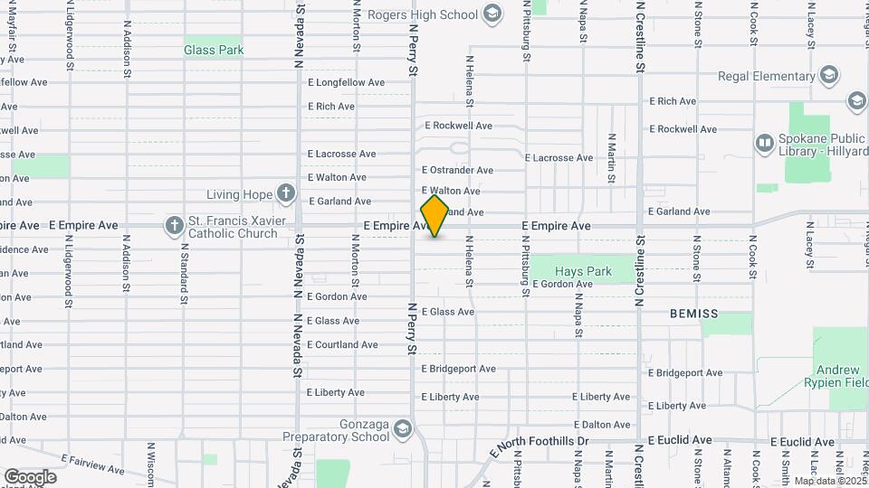 1421 E Providence Ave Map and Location Details