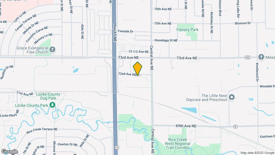 1230 72nd Ave NE Map and Location Details